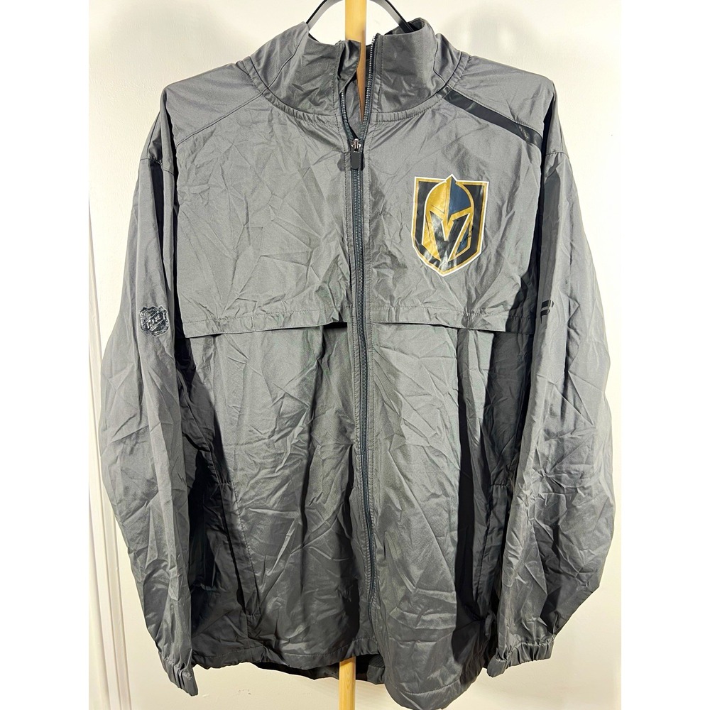 Vegas Golden Knights Fanatics Authentic Pro Rink Coaches Jacket Mens XL Gray NHL